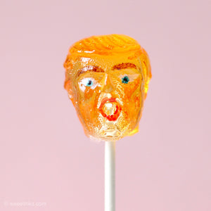 Trump Party Pops - Presidential Lollipops - Political Fun Party Favors - Set of 4