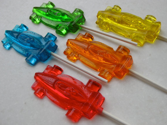 Racing Car Lollipops 8PCS
