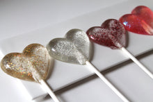 Sparkle Heart Lollipops 8 PCS