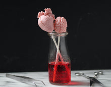Anatomical Heart and Brain Lollipops