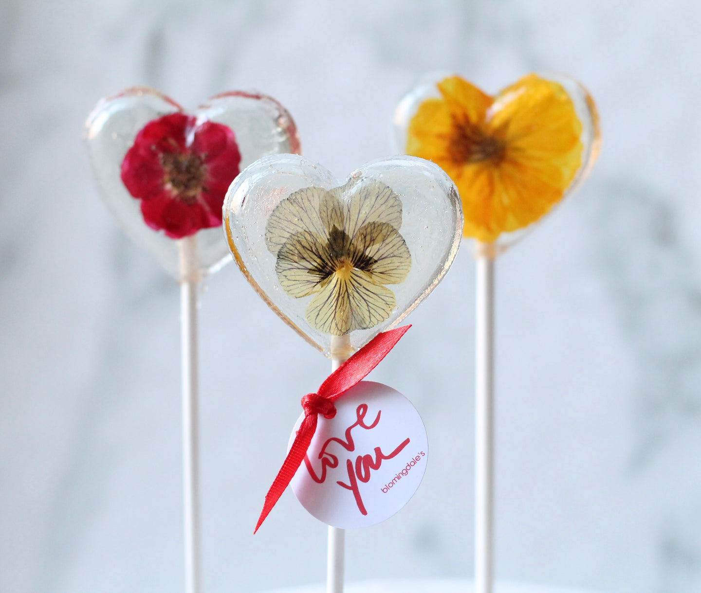 Wild At Heart Flower Lollipops - 8 PCS