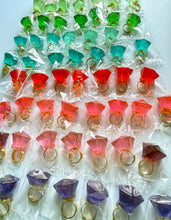 Edible Ring in a Box/ Bridal Party Favors/Personalized  6 PCS