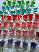 Edible Ring in a Box/ Bridal Party Favors/Personalized  6 PCS