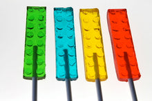 Building Brick Lollipops 3 Inches 8 PCS