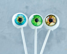 Eye Ball Lollipop - Halloween Party Favor - Human Eye Candy - 9 Lollipops