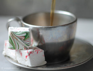 Peppermint Swirl Christmas Marshmallows - Holiday Hostess Gifts - Christmas Party Favors - Holiday Treats -16-45 PCS